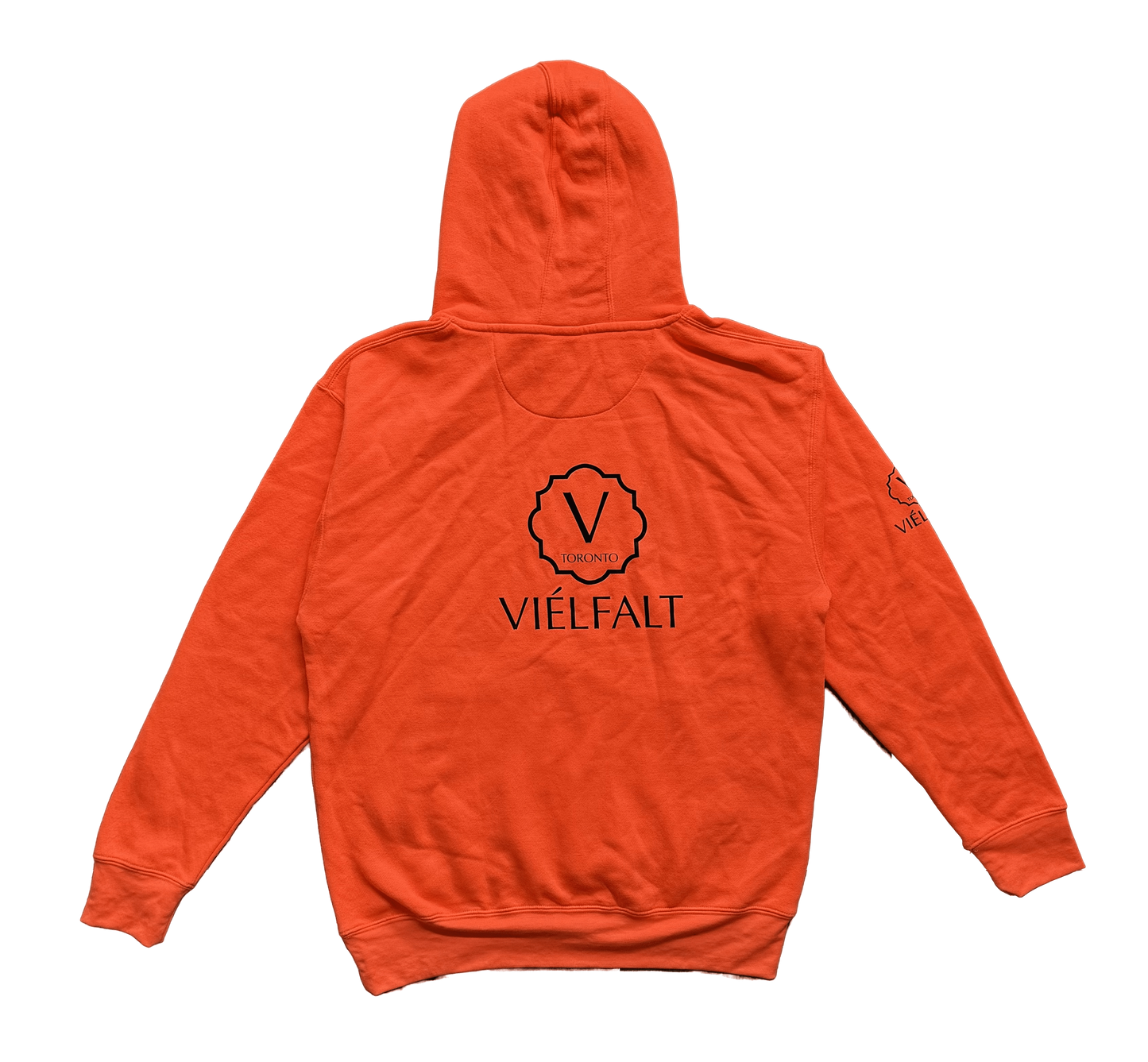 Vibrant Orange Hoodie