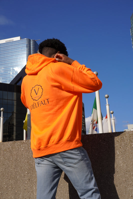 Vibrant Orange Hoodie