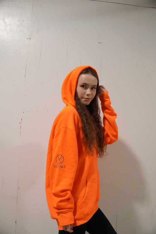 Vibrant Orange Hoodie